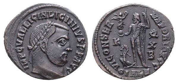 Licinius I (308-324). Æ Follis (21mm, 2.83g).  - Auction Greek, Roman, Byzantine Coins - Bertolami Fine Art - Prague