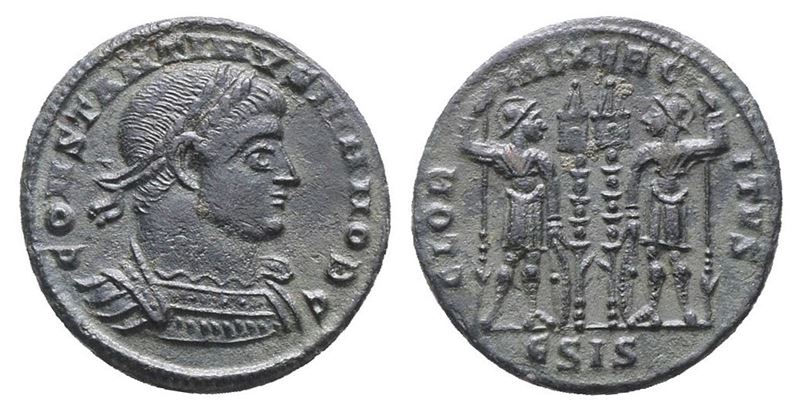 Constantine II (caesar, 316-337). Æ Follis (18mm, 2.11g).