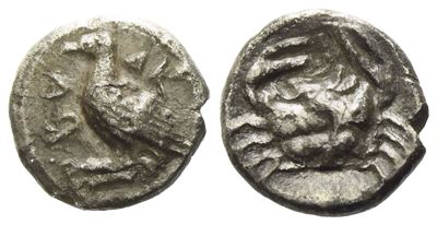 Sicily, Akragas (C. 450-400 Bc), Litra; Ar (0,65 G; 8 MM)