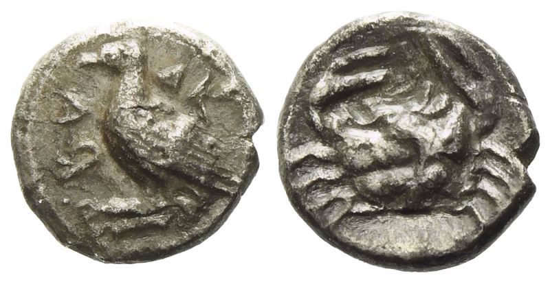 Sicily, Akragas (C. 450-400 Bc), Litra; Ar (0,65 G; 8 MM)