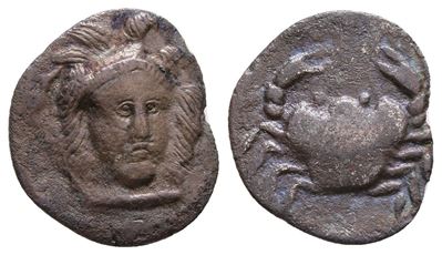 Sicily, Soloi(?), C. 339/8-317 Bc. Ar 1 1/4 Litra? (15 MM, 1.22 G).