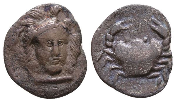 Sicily, Soloi(?), c. 339/8-317 BC. AR 1 1/4 Litra? (15 mm, 1.22 g).