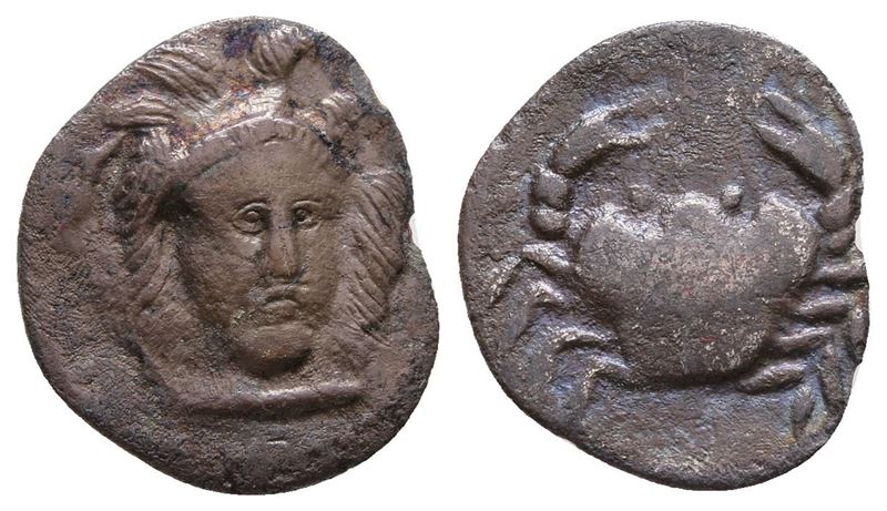 Sicily, Soloi(?), C. 339/8-317 Bc. Ar 1 1/4 Litra? (15 MM, 1.22 G).