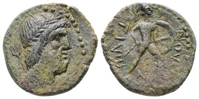 Sicily, Soloi, Late 2nd - Early 1st Century Bc. Æ (20 MM, 3.96 G).