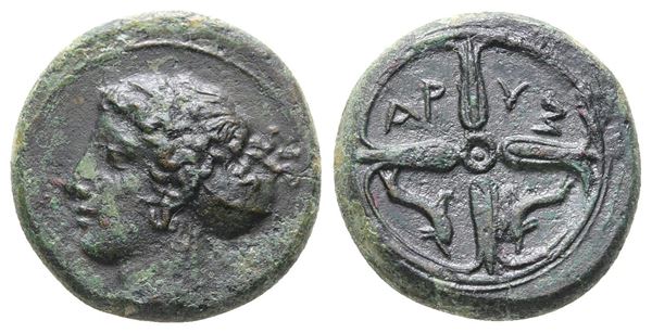 Sicily, Syracuse, c. 415-405 BC. Æ Hemilitron (15 mm, 3.72 g).