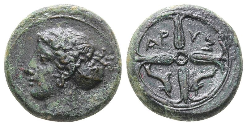 Sicily, Syracuse, C. 415-405 Bc. Æ Hemilitron (15 MM, 3.72 G).