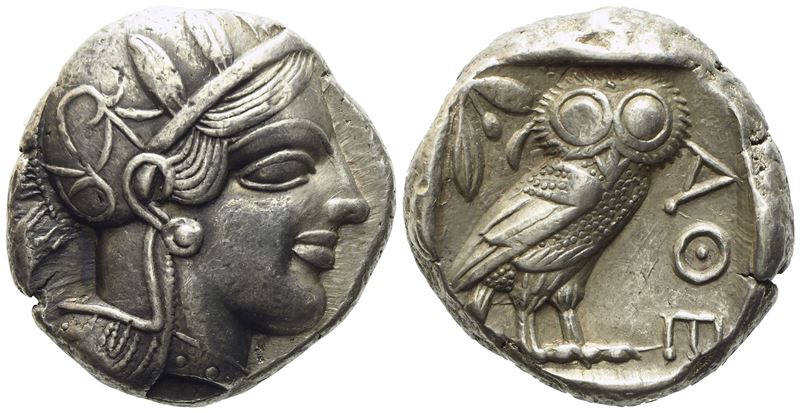 Attica, Athens (C.ca 454-404 Bc), Tetradrachm; Ar (17,17 G; 23 MM; 12 H)
