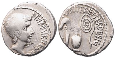 Octavian, Denarius, 37 Bc; Ar (3,70 G; 18,2 MM; 6 H)