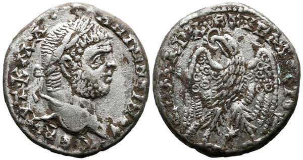 Caracalla (198-217). Seleucis and Pieria, Laodicea ad Mare. AR Tetradrachm 