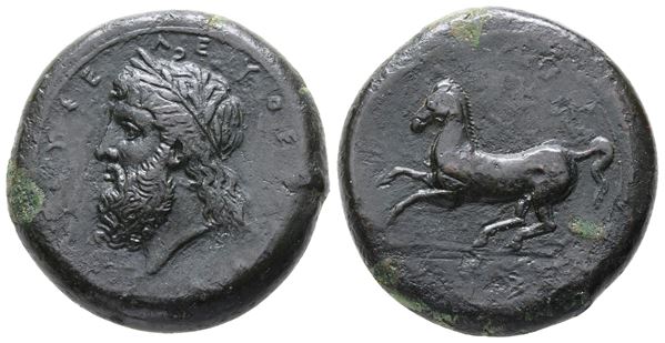 Sicily, Syracuse, c. 339/8-334 BC. Æ Dilitron (28 mm, 20.44 g).