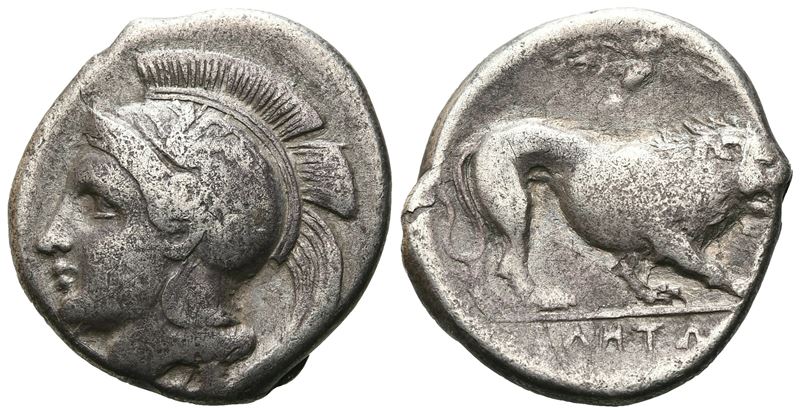 Northern Lucania, Velia, C. 400-340 Bc. Ar Didrachm (21 MM, 7.11 G).