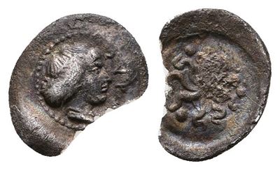Sicily, Syracuse, C. 415-405 Bc. Ar Trionkion (9.5 MM, 0.17 G).
