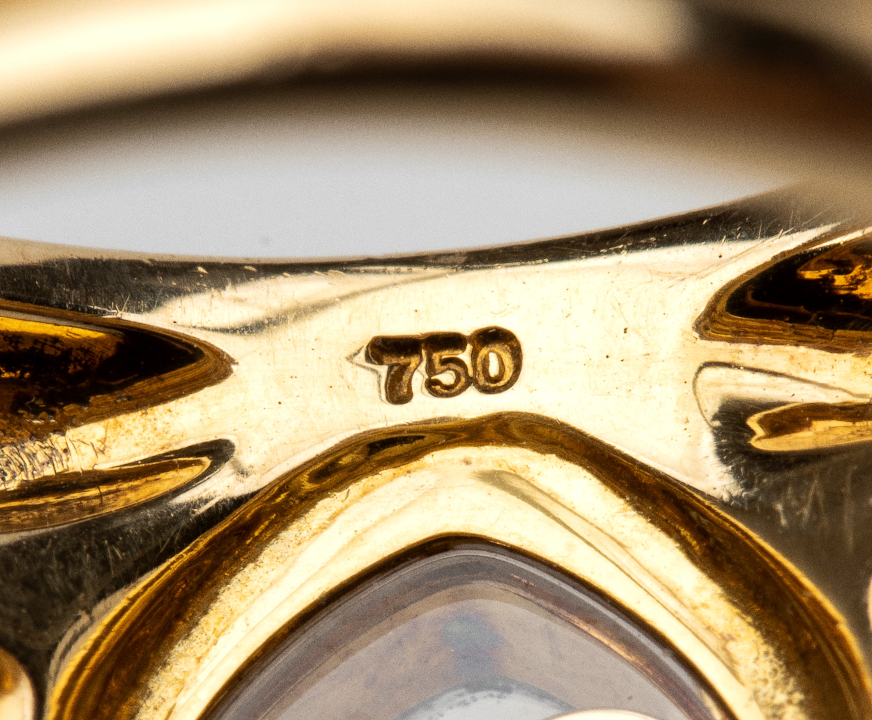 Collezione Happy Diamond: anello in oro con diamante