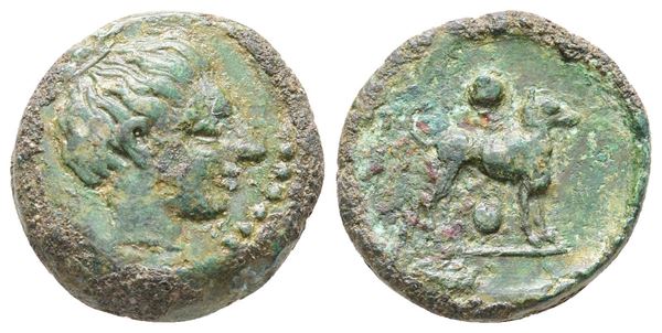 Sicily, Segesta, c. 420-415 BC. Æ Hexas (16 mm, 3.17 g).