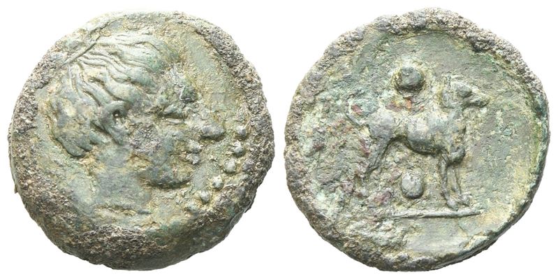 Sicily, Segesta, C. 420-415 Bc. Æ Hexas (16 MM, 3.17 G).