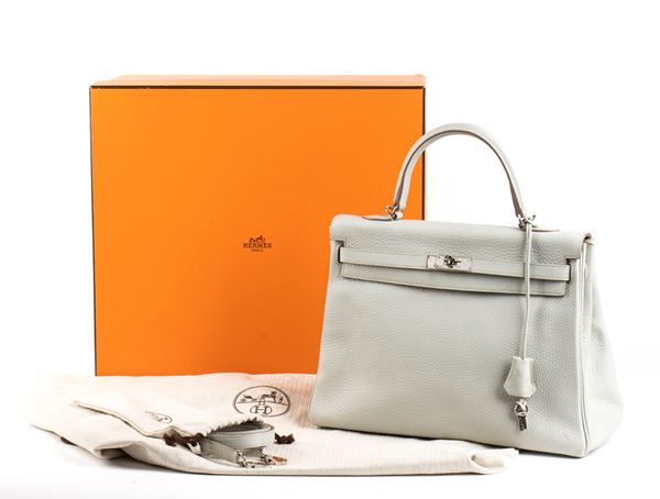 Herm&#232;s - cm 35 Clemence leather Kelly Bag, 2013