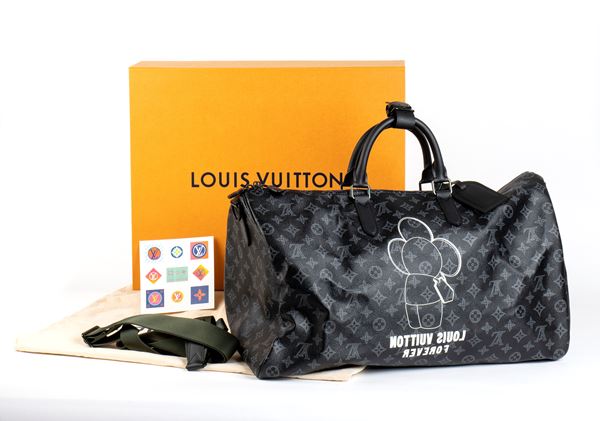 Louis Vuitton - cm 50, Louis Vuitton Keepall Bandoulière Gifting Collection by Kim Jones