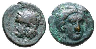 Sicily, Gela, C. 315-310 Bc. Æ (14mm, 2.95g).