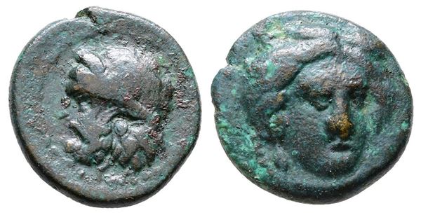 Sicily, Gela, c. 315-310 BC. Æ (14mm, 2.95g).  - Auction Greek, Roman and Byzantine Coins	 - Bertolami Fine Art - Prague