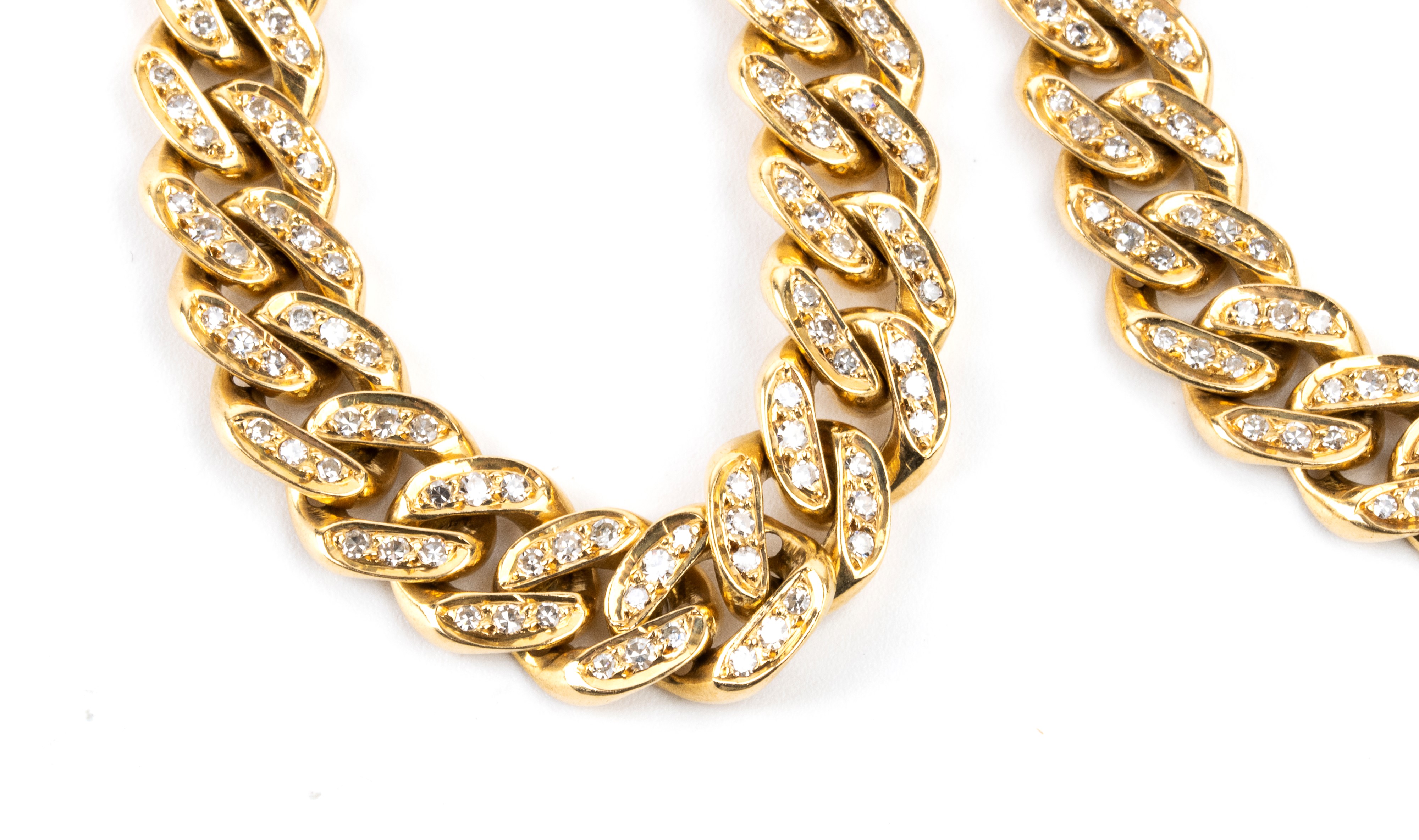 Collana in oro e diamanti