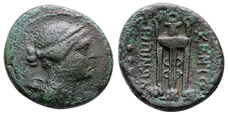 Sicily, Kentoripai, C. 2nd Century Bc. Æ Tetras (18mm, 4.30g).