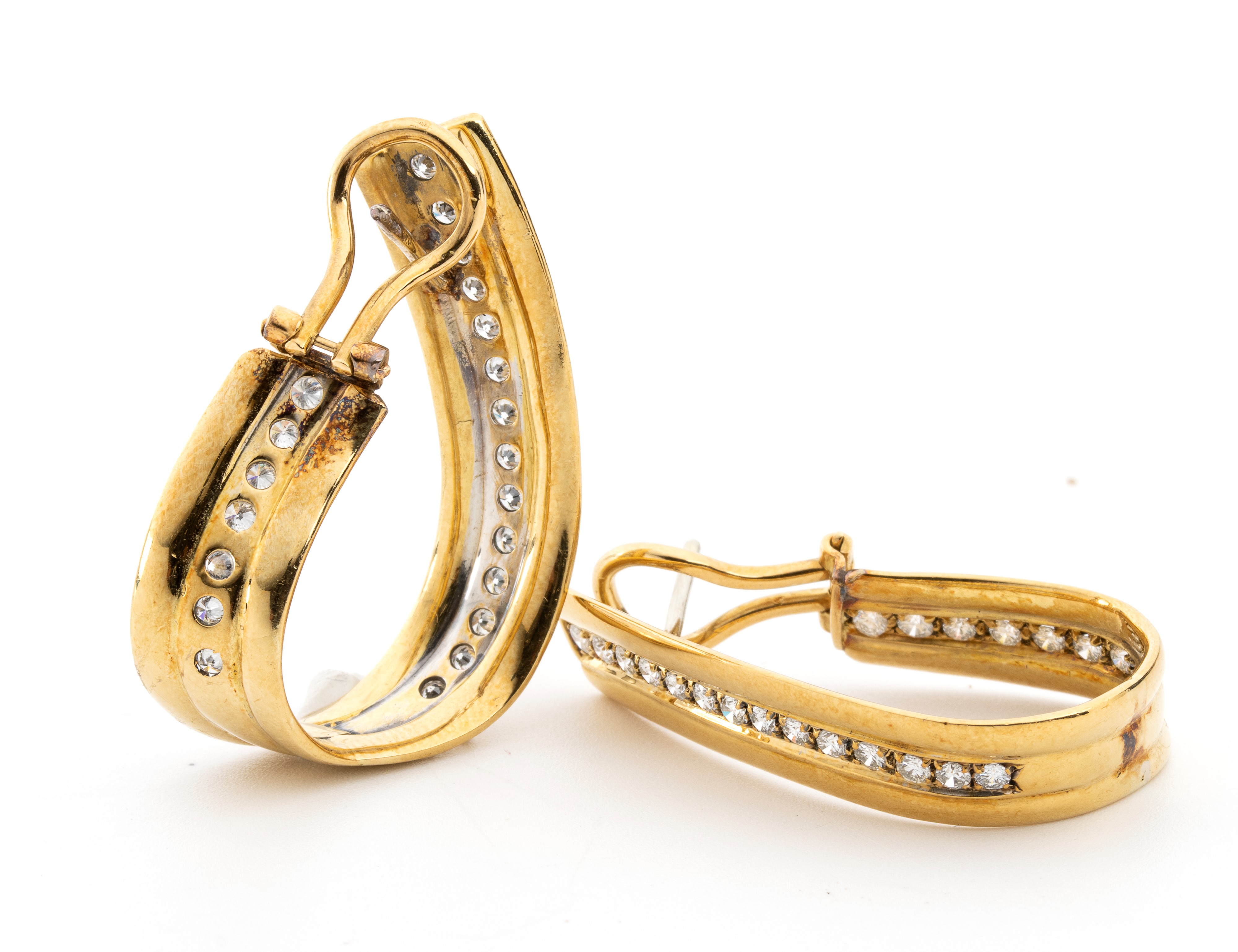 Orecchini in oro e diamanti