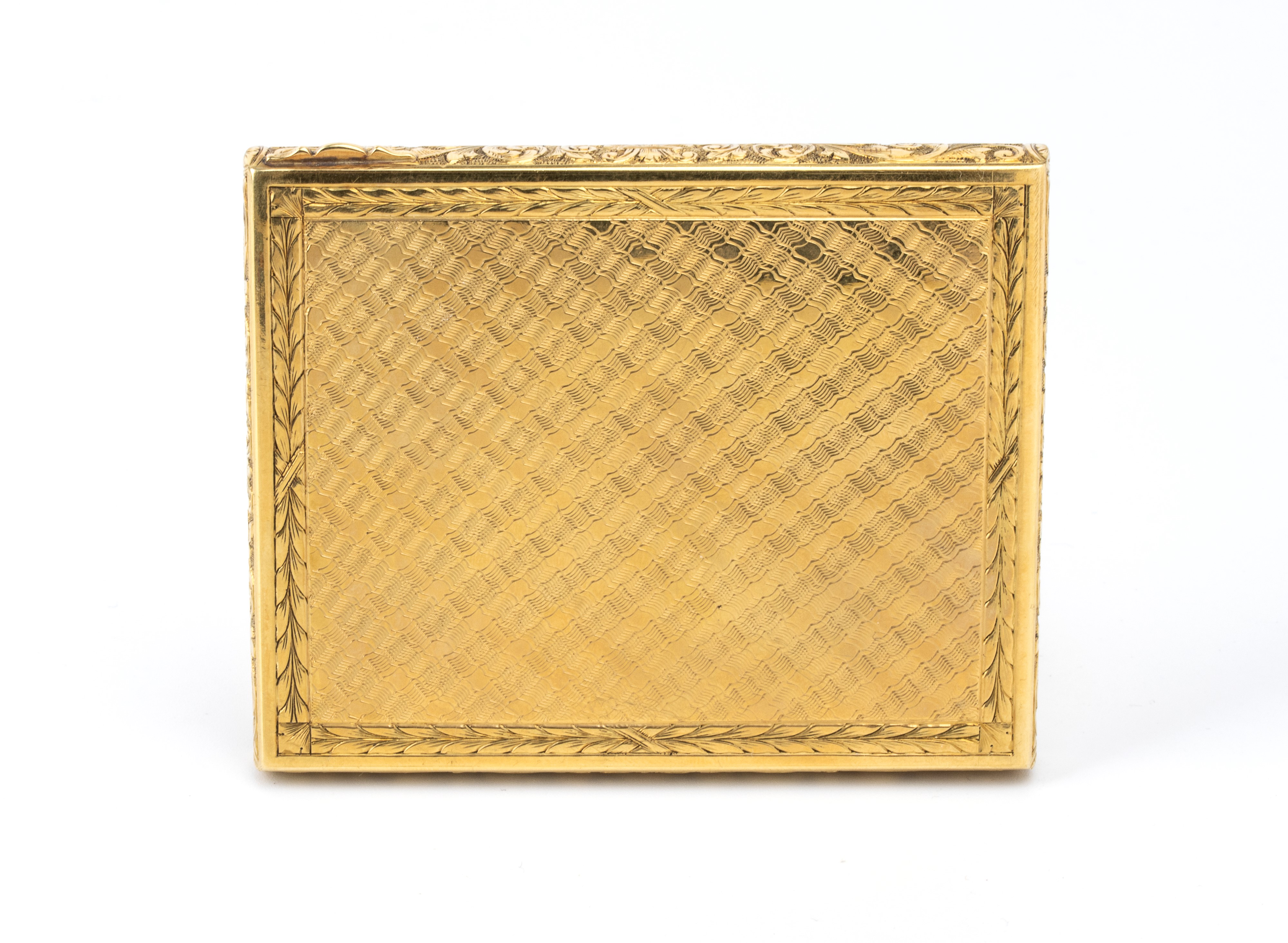 Tabacchiera in oro