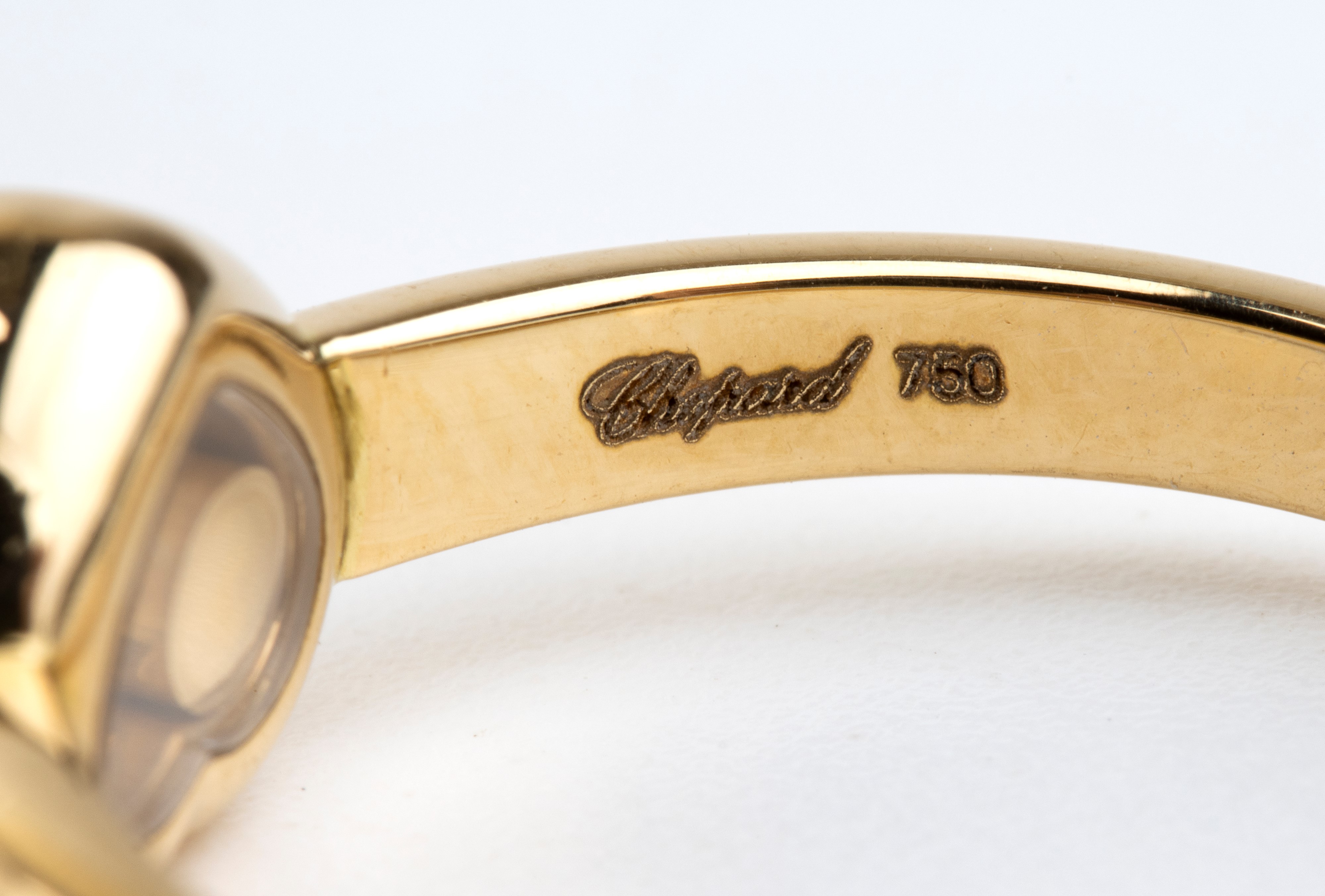 Collezione Happy Diamond: anello in oro con diamante