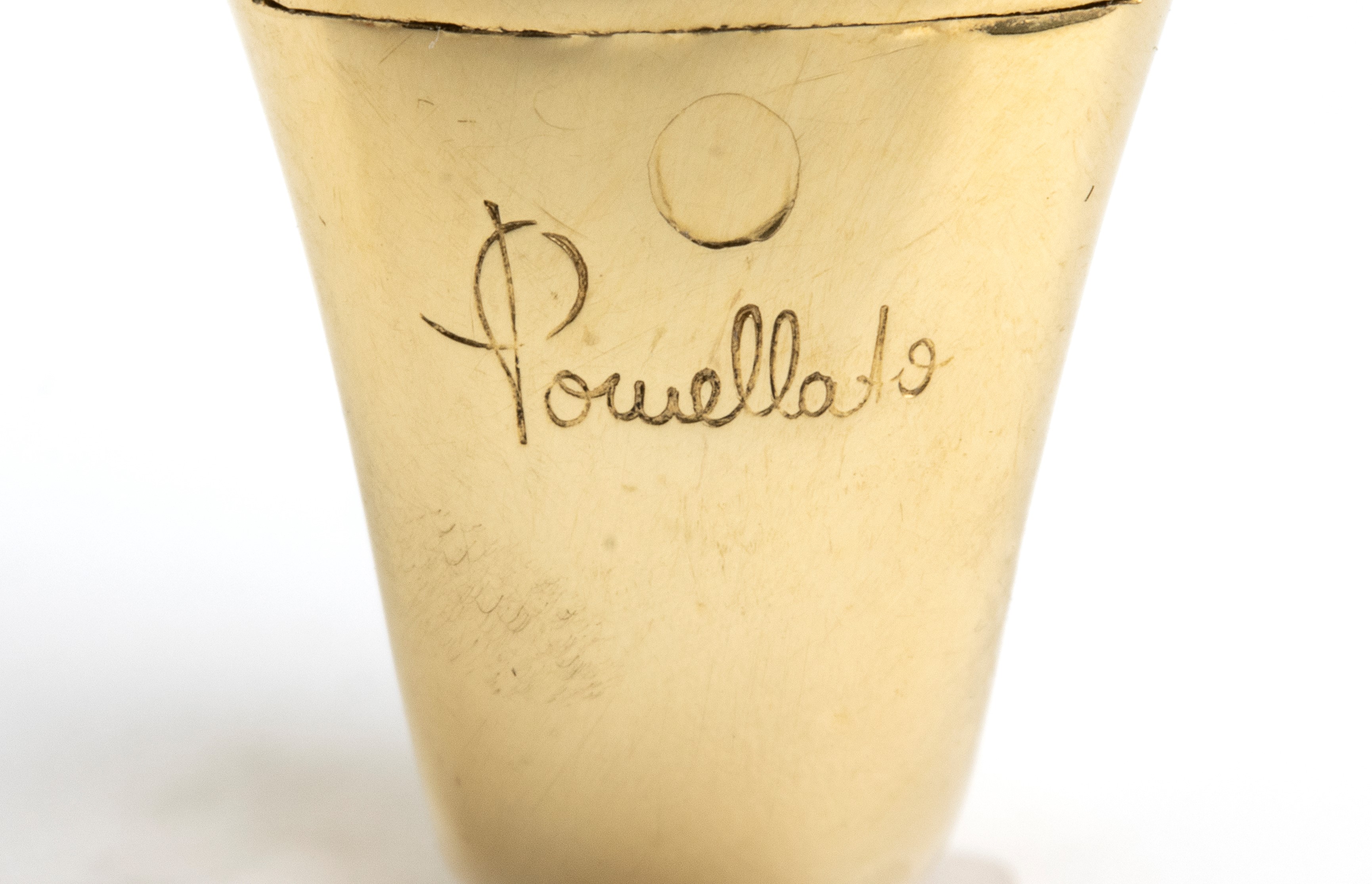 Anello in oro e labradorite