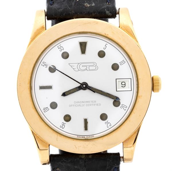 GIANNI BULGARI - Timeo: 18k gold men's wristwatch