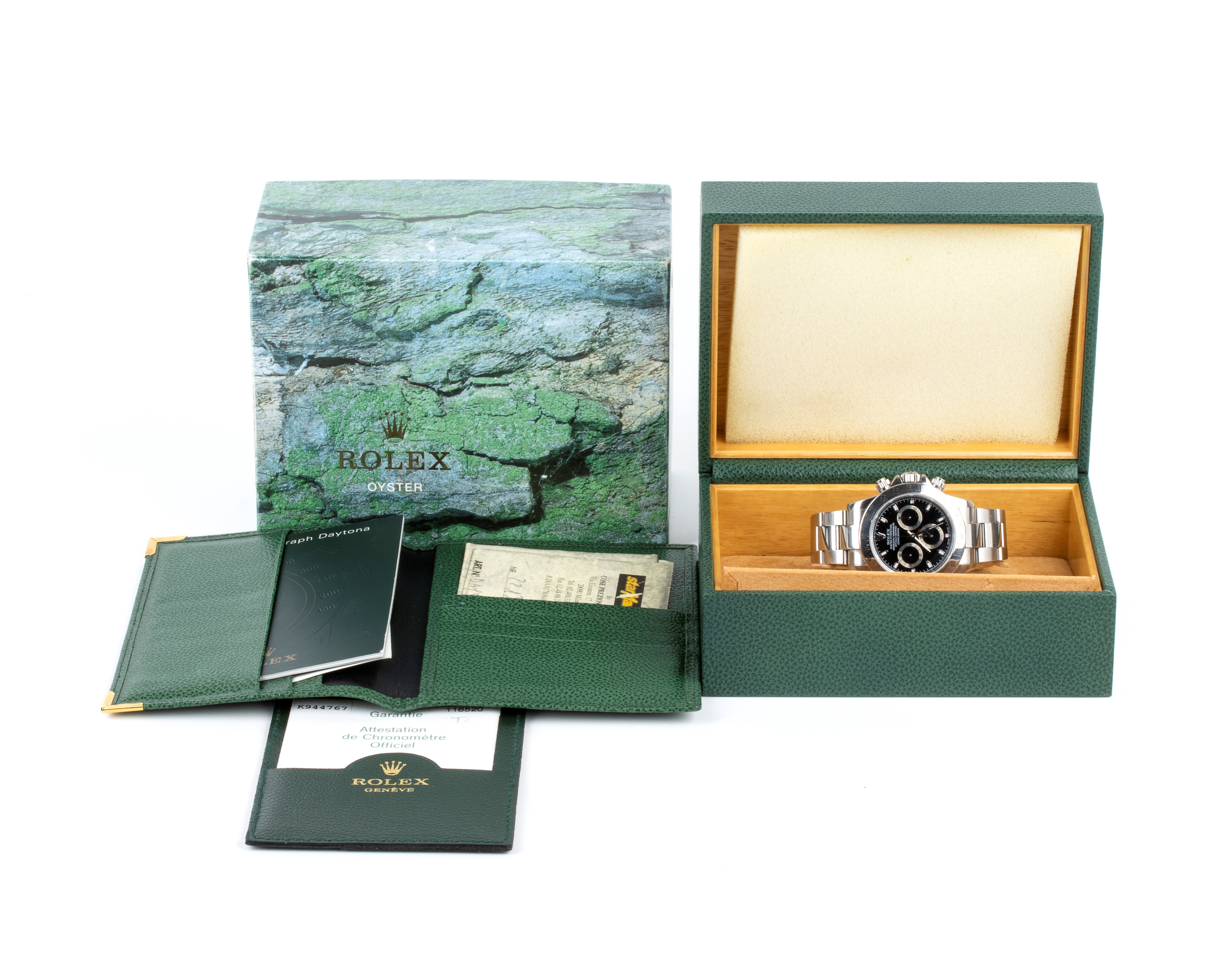 Cosmograph Daytona: orologio polso acciaio in acciaio ref. 116520 full set