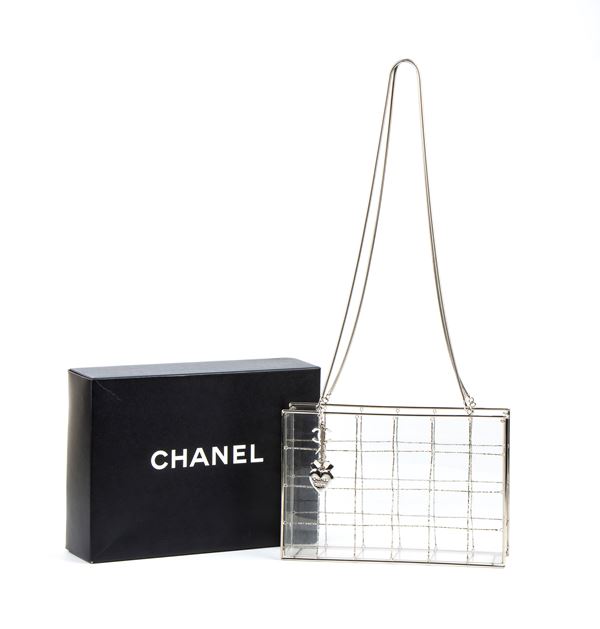 Chanel - Vintage Chanel  Clear Charm Bag,