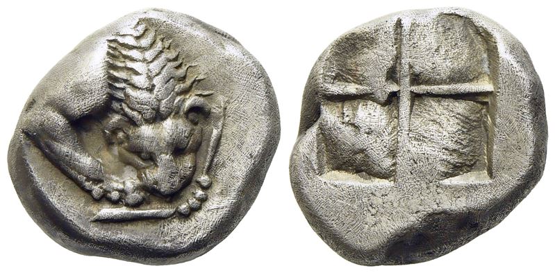Lucania, Velia (C. 535-510 Bc), Drachm; Ar (3,80 G; 13,4 MM)