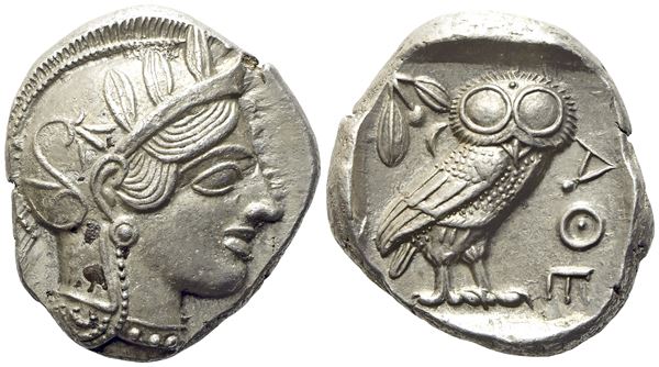 Attica, Athens (c.ca 454-404 BC), Tetradrachm; AR (17,17 g; 25,7 mm)