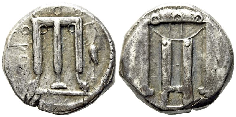 Bruttium, Kroton (C. 480-430 Bc), Stater; Ar (8 G; 19,8 MM)