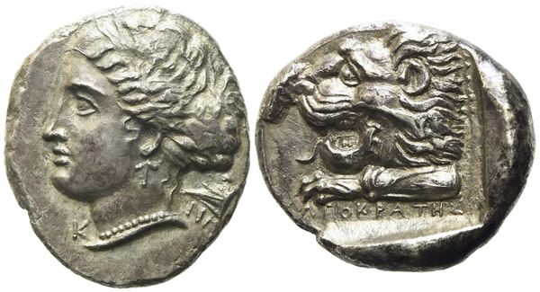 Karia, Knidos (c. 395-380 BC), Tetradrachm; AR (14,55 g; 26 mm)