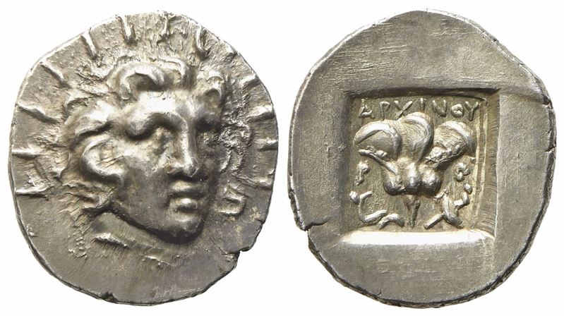 Islands off Karia, Rhodos (c. 170-150 BC), Hemidrachm; AR (1,38 g; 13,2 mm)