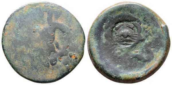 Sicily, Akragas, c. 415-406 BC. Æ Hemilitron (30mm, 16.85g).  - Auction Greek, Roman and Byzantine Coins	 - Bertolami Fine Art - Prague