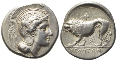 Lucania, Velia (C. 334-300 Bc), Stater; Ar (7,54 G; 21,3 MM)