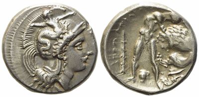 Lucania, Herakleia (C. 390-340 Bc), Stater; Ar (7,90 G; 21 MM)
