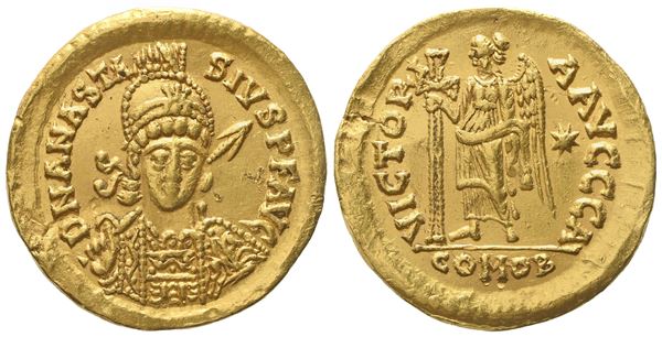 The Ostrogoths, Theoderic (493-526), Solidus; AV (4,40 g; 19 mm)