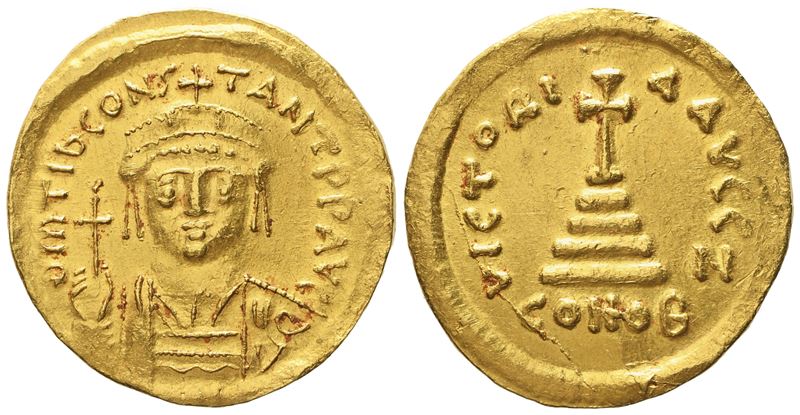 Tiberius II Constantine (578-582), Solidus; AV (4,49 g; 20,7 mm)