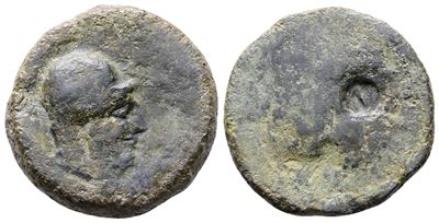 Islands Of Sicily, Lipara, C. 440-420 Bc. Æ Hexas Or Dionkion (27.5mm, 13.71g).