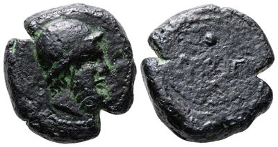 Islands Of Sicily, Lipara, C. 440-420 Bc. Æ Hexas Or Dionkion (22mm, 11.96g).