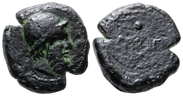 Islands of Sicily, Lipara, c. 440-420 BC. Æ Hexas or Dionkion (22mm, 11.96g).