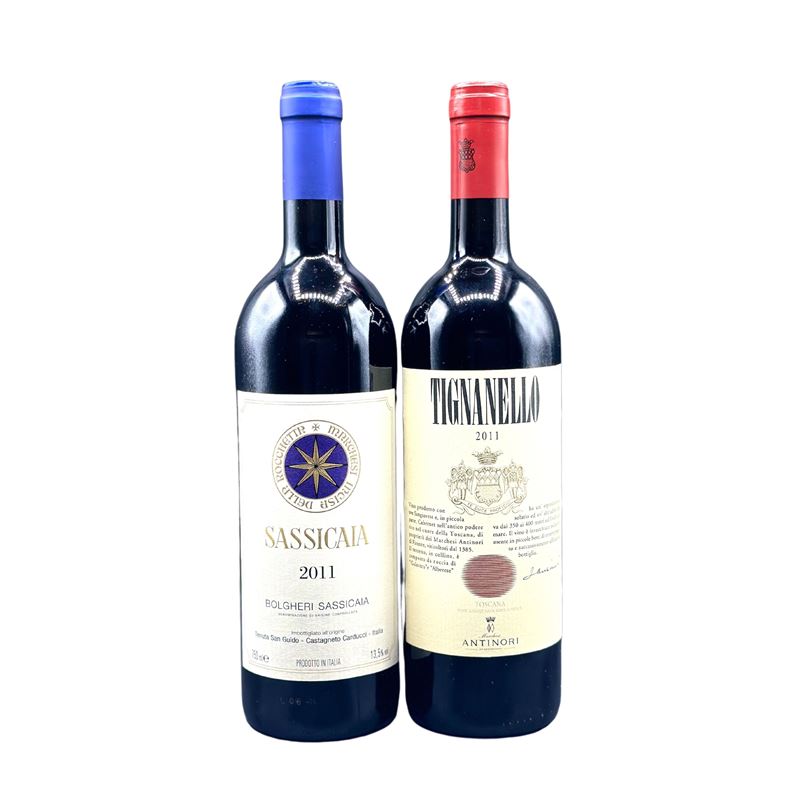 Tenuta San Guido, Sassicaia - Marchesi Antinori, Tignanello