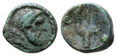Islands Of Sicily, Lipara, C. 2nd-early 1st Century Bc. Æ (11mm, 1.09g).