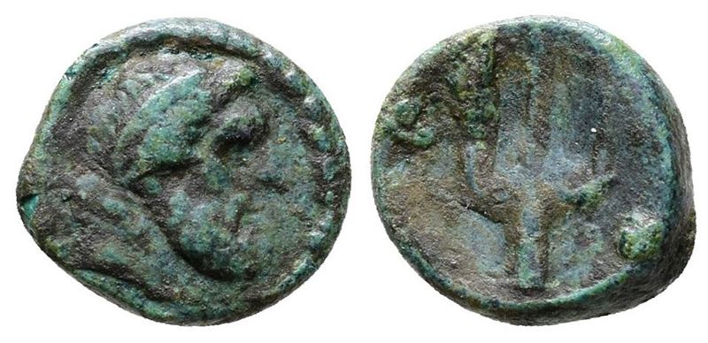Islands Of Sicily, Lipara, C. 2nd-early 1st Century Bc. Æ (11mm, 1.09g).