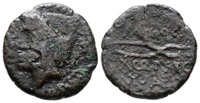 Islands Of Sicily, Lipara, 44-36 Bc. Æ (20mm, 4.59g).