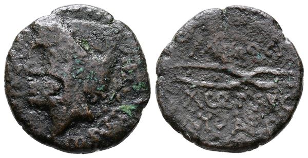 Islands of Sicily, Lipara, 44-36 BC. Æ (20mm, 4.59g).  - Auction Greek, Roman and Byzantine Coins	 - Bertolami Fine Art - Prague